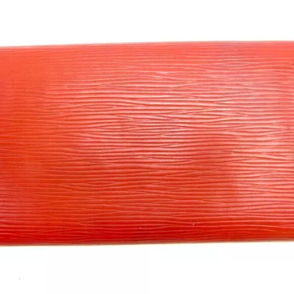 Louis Vuitton Purse Long Wallet Epi Red Woman unisex Authentic Used - Picture 2 of 6